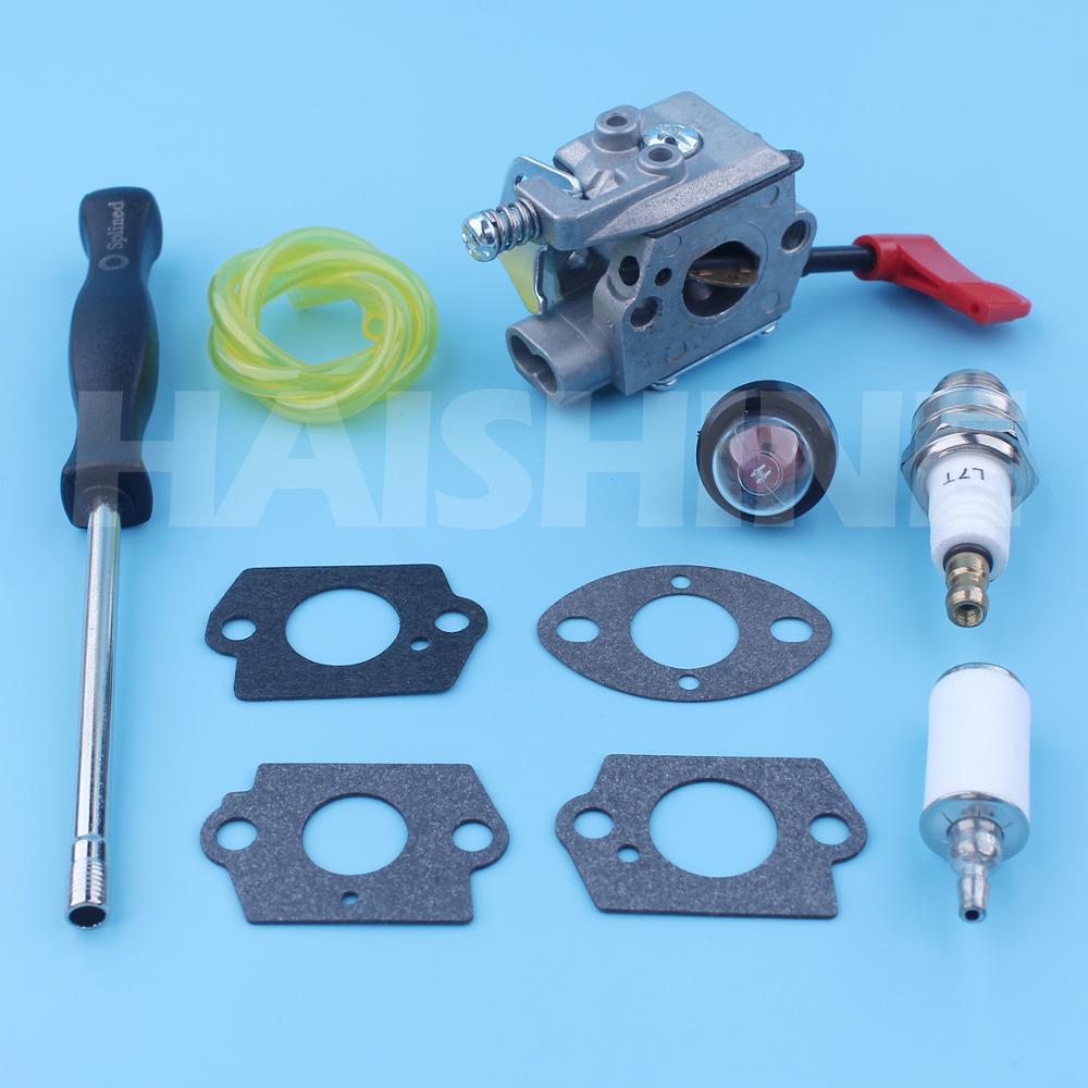 Carburetor Kit For Craftsman Poulan PP331 PP336 PP036 PP136 32cc Gas Trimmer PP445 PP446 PP446T Pole Pruner Walbro Carb WT-628