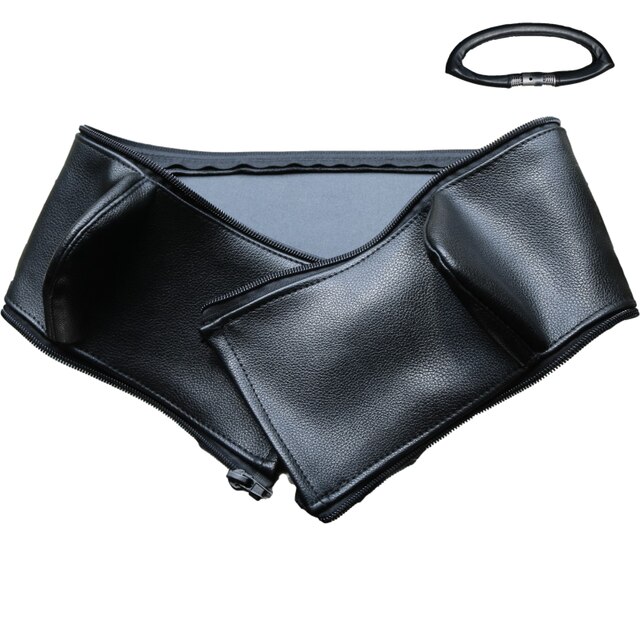 Manico per carrozzina in pelle Pu per Stokke Xplory V4 / V5 passeggino bracciolo custodia protettiva coperture accessori per carrozzina: mom 1 pcs black