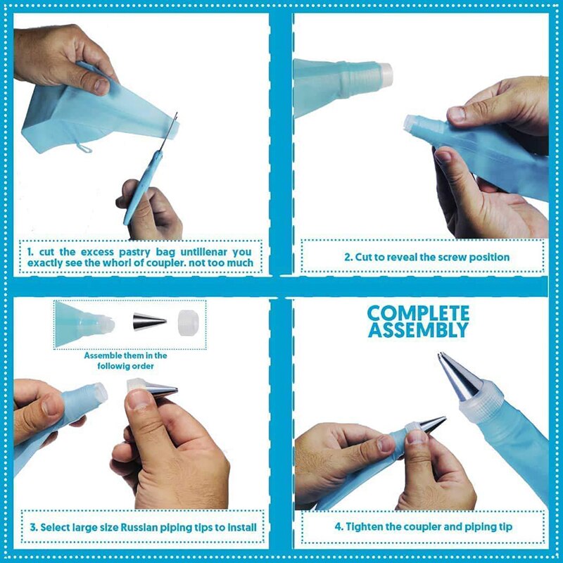 Hoomall 73pcs/set Cake Decorating Kit Cake Turntable Set Pastry Tube Fondant Tool Kitchen Dessert Baking Pastry Supplies