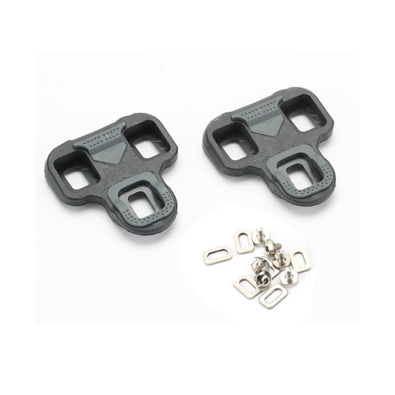 Tacchetti per bici da strada compatibili con il sistema autobloccante dall'aspetto pedali da ciclismo scarpe-accessori per pedali per biciclette galleggianti a 4.5 gradi: bianca