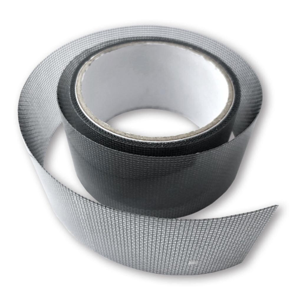 Sterke Lijm Scherm Reparatie Tape Deur Venster Anti-Mosquito Screening Tape Zelfklevende Fix Mesh Netting Gebroken Gaten tool: Grey