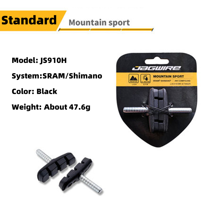 Jagwire Mountain Road Bike Brake Pads CP/SRAM/Shimano System Carbon Rim Ultralight Brake Pad Safety Non-Slip Bicycle Accessories