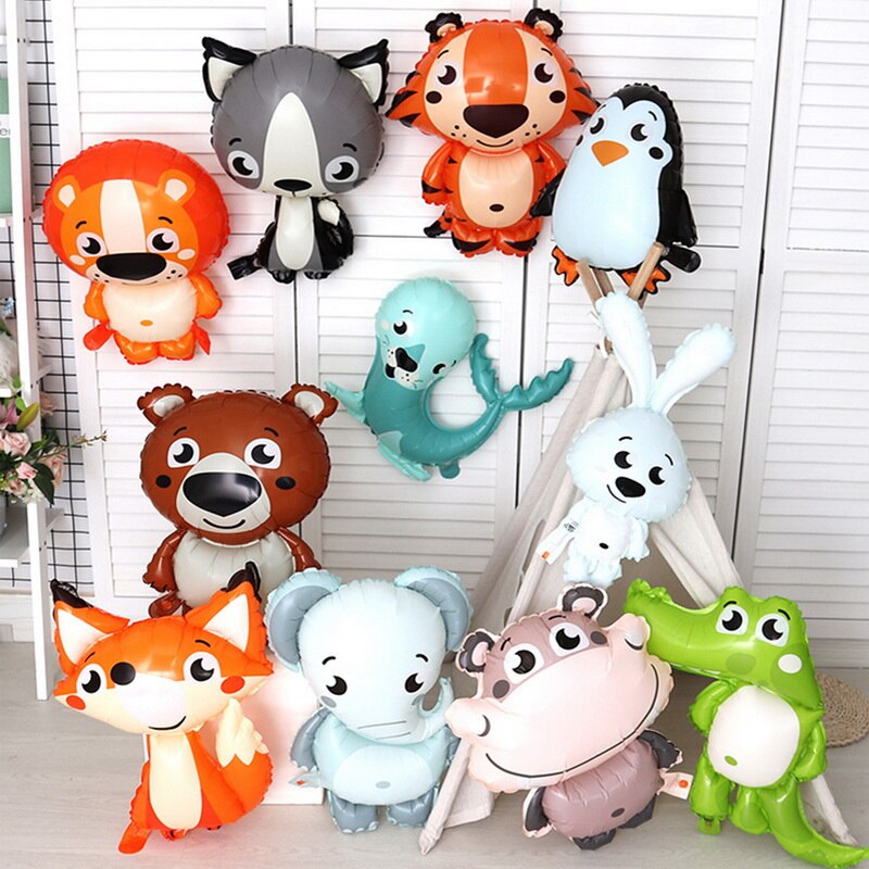 Pasen Decoratie Konijn Folie Ballonnen Jungle Bunny Bos Dieren Helium Ballon Kids Baby Douche Bruiloft Verjaardag Party Decor