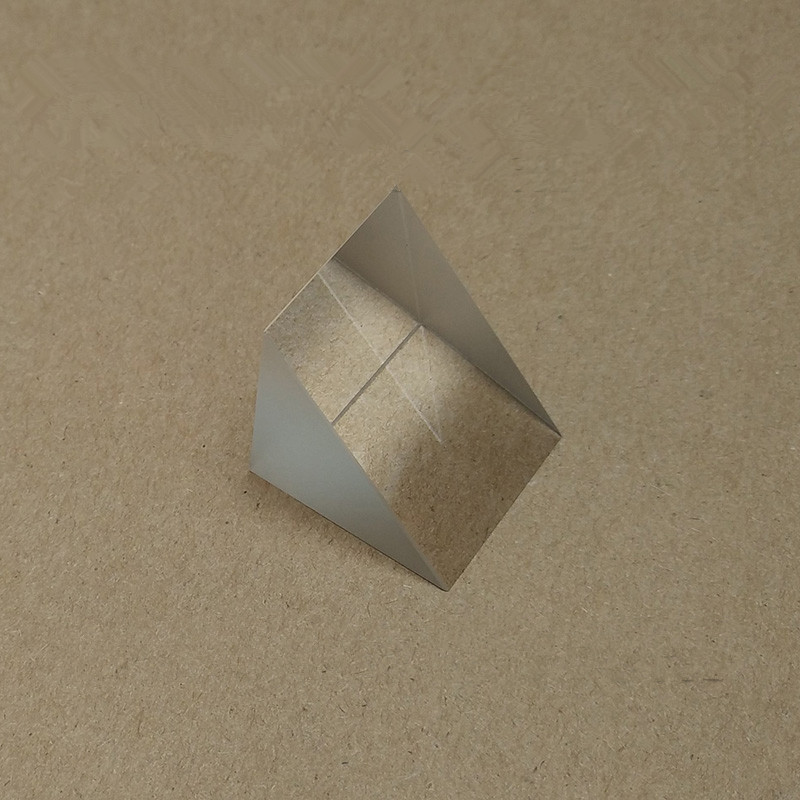 2 uds 4x4x4mm 4*4*4mm ángulo recto K9 lente de prisma Triangular