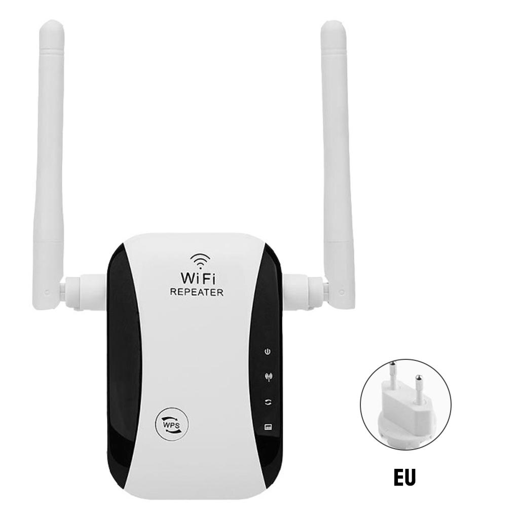 Wi-Fi Repeater Wireless Signal Amplifier 300Mbps WLAN Range Extender Universal Booster