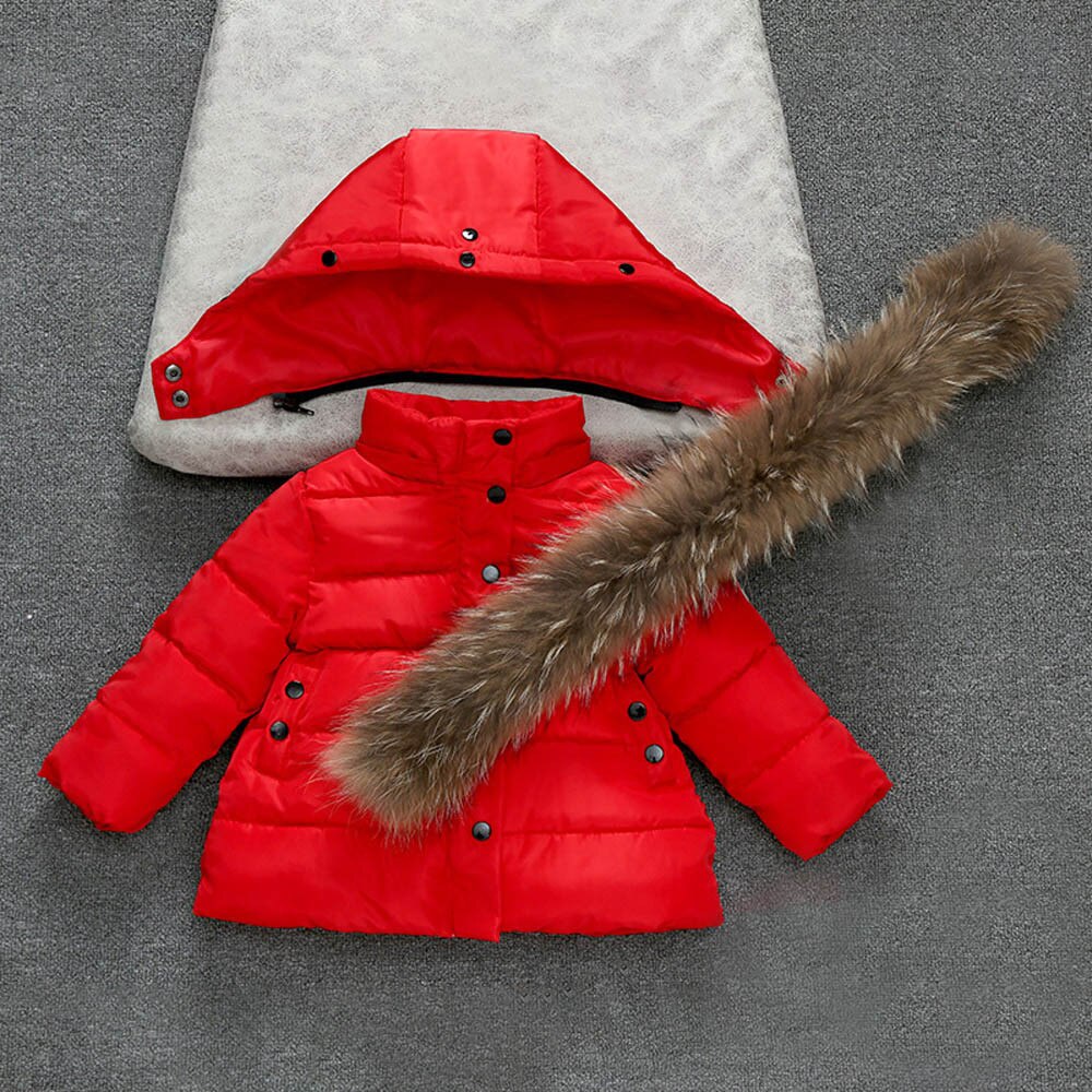 Winter Baby Soild Thick Coats Baby Girls Boys Kids Down Jacket Coat Autumn Winter Warm Children Clothes ubrania dla dziewczynek