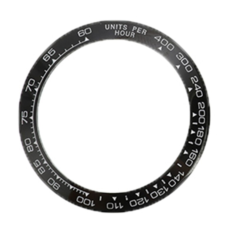 38Mm/38.5Mm Keramische Horloge Bezel Insert Inner Diameter 30.7Mm Voor Heren Horloge Gezicht Meerdere Stijlen Horloges vervangen Accessoires: Black White Word