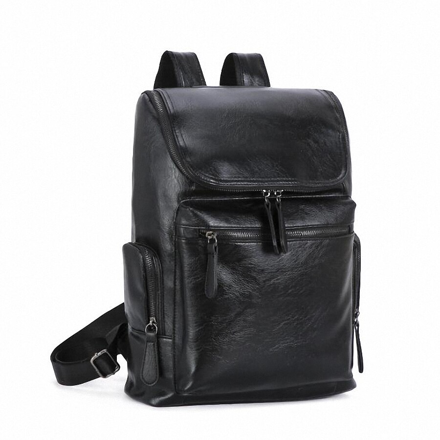 Men Backpack Leather Male Functional bags Men Waterproof backpack PU big capacity Men Bag School Bags For Teenager LI-2325