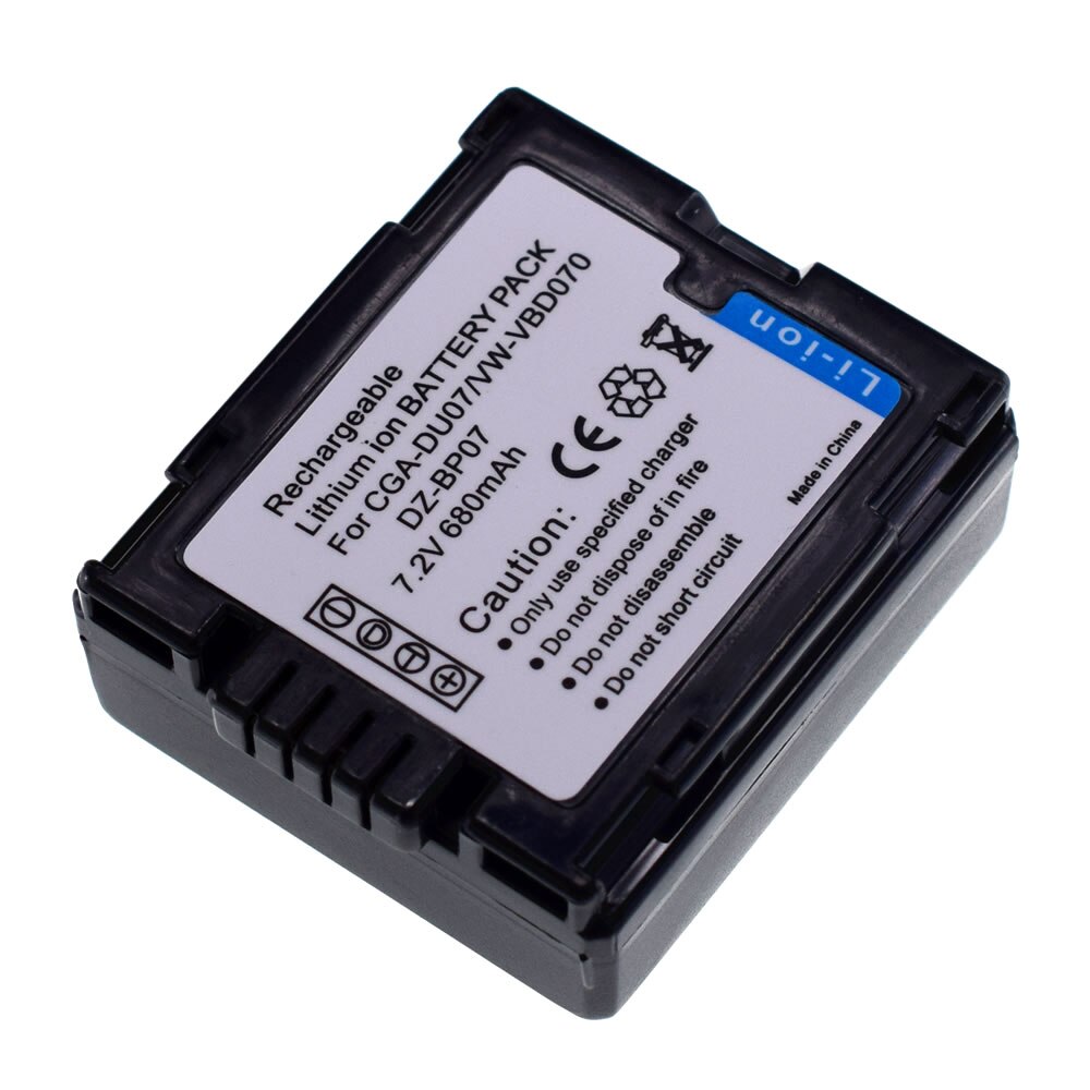 CGA-DU07 CGR-DU06 Battery for Panasonic VDR-D100 D105 D150 D158 D160 D200 D210