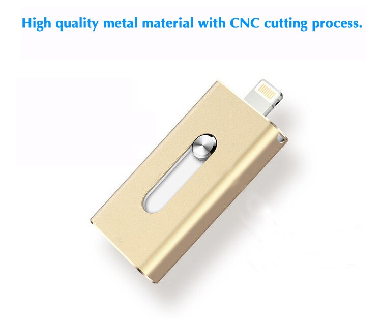 I-Flash Drive Storage FOR iPhone/iPad/iPod IOS 8pin USB Memory Stick 32GB 64GB 128GB OTG