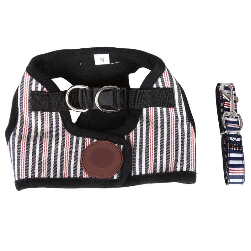Cyd-vierkant hondenveiligheidsvest harnas voor buiten, zacht, verstelbaar vest voor kleine, middelgrote en grote honden