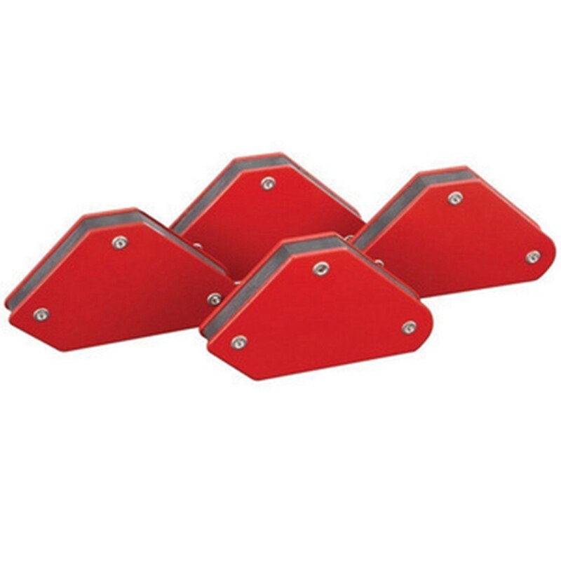 Mini Triangle-Welding Positioner 9Lb Magnetic Fixed Angle Soldering Locator Tools Without Switch Welding Accessories 4pcs/set