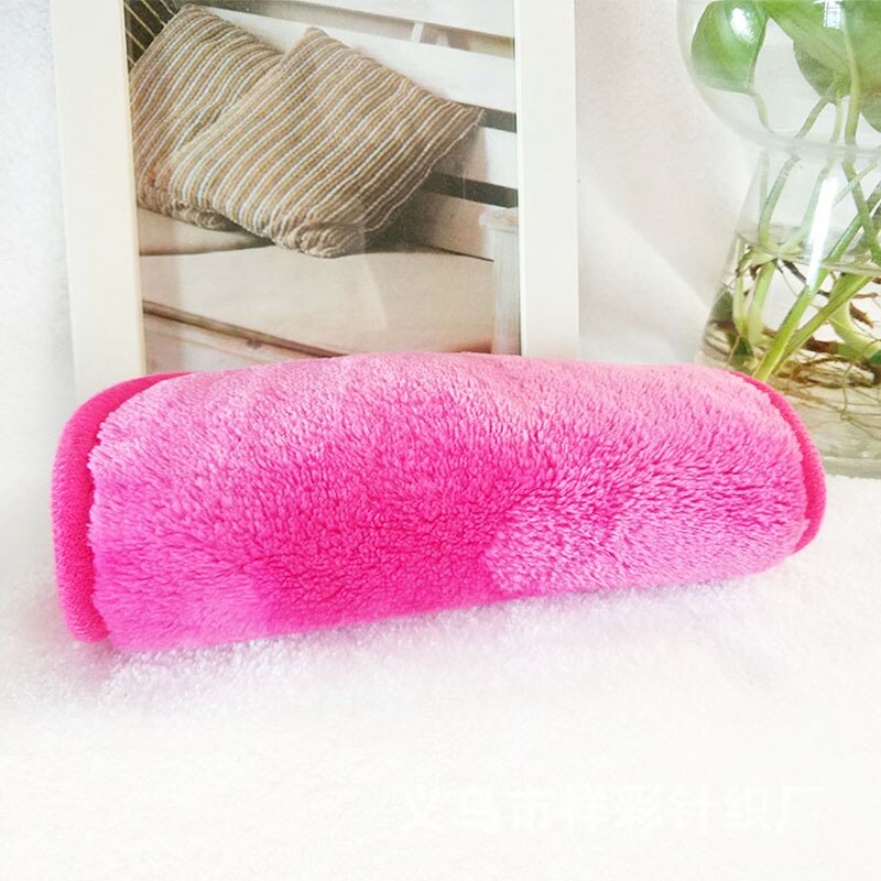40*17cm mikrofiber makeupfjerner genanvendelige makeup viskelæder håndklædefjerner servietter behøver ikke renseolie