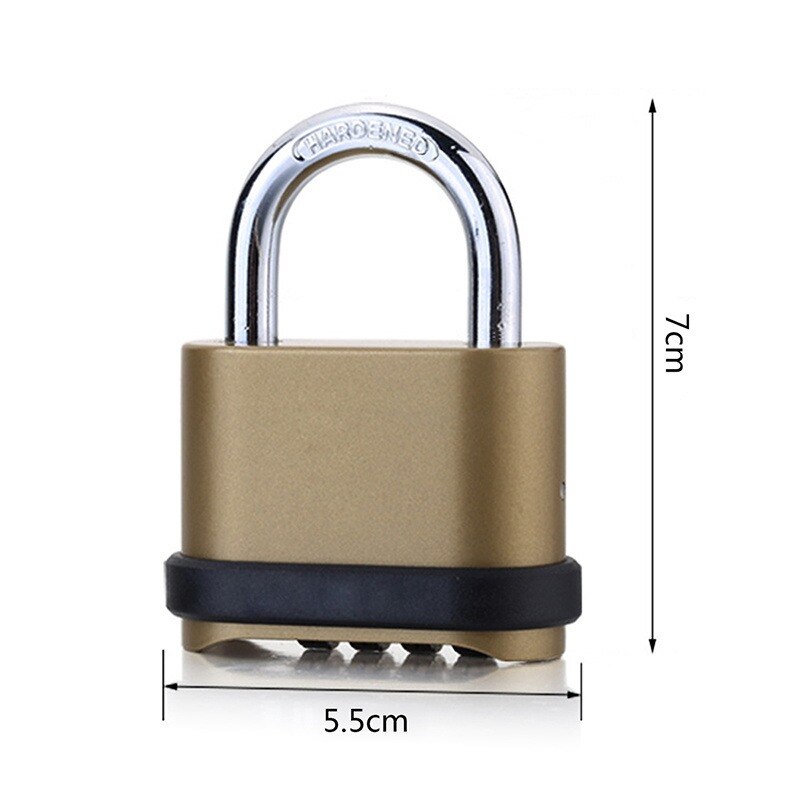 four-digit Bottom Password Lock Gate Warehouse Logistics Truck Truck Password Padlock Lock