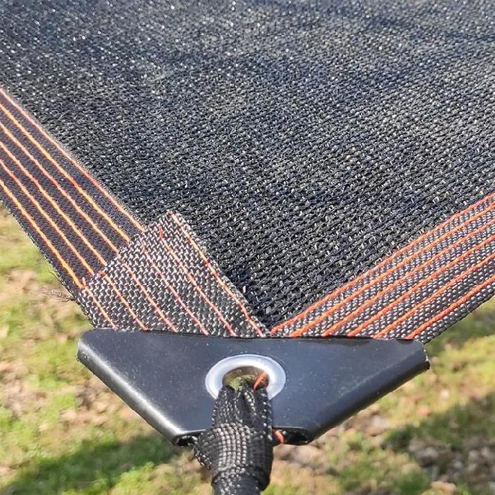 Malla de sombra para jardín, sombreado, protección UV, redes para sombra y sol, invernadero, velas, plantas suculentas, cubierta de refugio solar, color negro