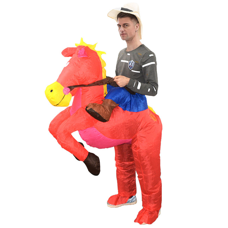 Fun Inflatable Cowboy Costume for Halloween Christmas Carnival Party Role Play Chasing Game Spanish Bullfighter Inflatable Suit