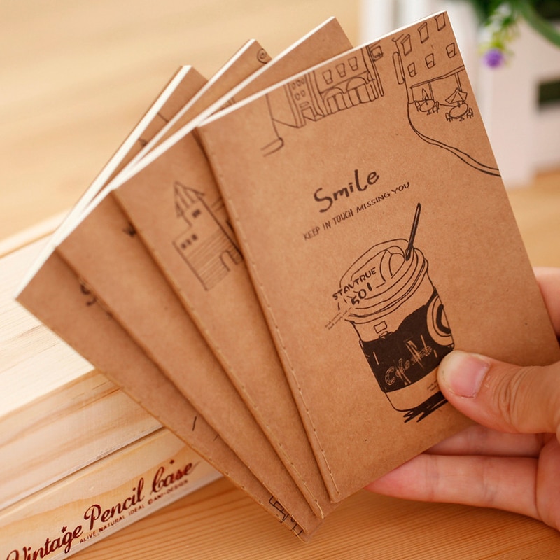 good time kraft paper notepad soft 64k notebook Office & School Supplies Writing Pads