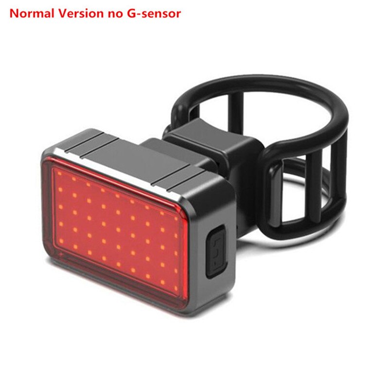 Usb Oplaadbare Fiets Licht Led Fiets Licht Flash Staart Achter Fiets Licht Zadelpen Waterdichte Led Rijden Achterlicht: Normal Version