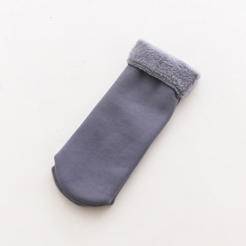 Inverno Caldo di Modo Ammucchiati Calzino Del Bambino Chridren Solido di Colore Della Caramella per Bambini da Neve Calzini E Calzettoni Aggiungere Velet Pavimento Caldo Calzino per Le Ragazze: 10