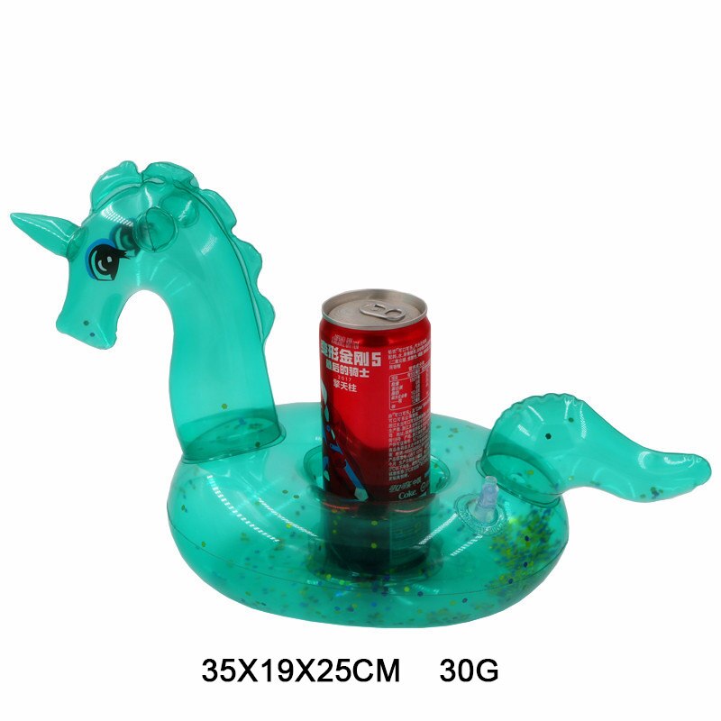 5PCS Unicorn/Crab inflatable drink floats inflatable cup holder,swimming pool toys for festival party floating summer water park