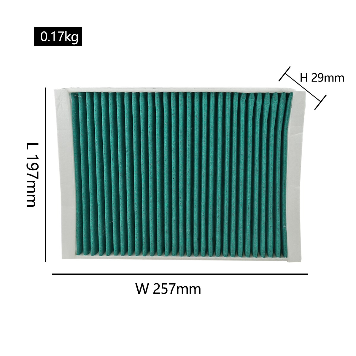 Car Cabin Air Filter For Ford Mustang 2.3T Mustang GT 5.0L - 224039