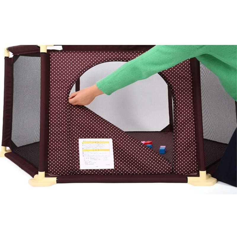 Baby kravlegård hegn plast børn kravlegård seng barriere baby sikkerhed hegn sikkerhedsbarriere folde hegn 3 år gammel solid