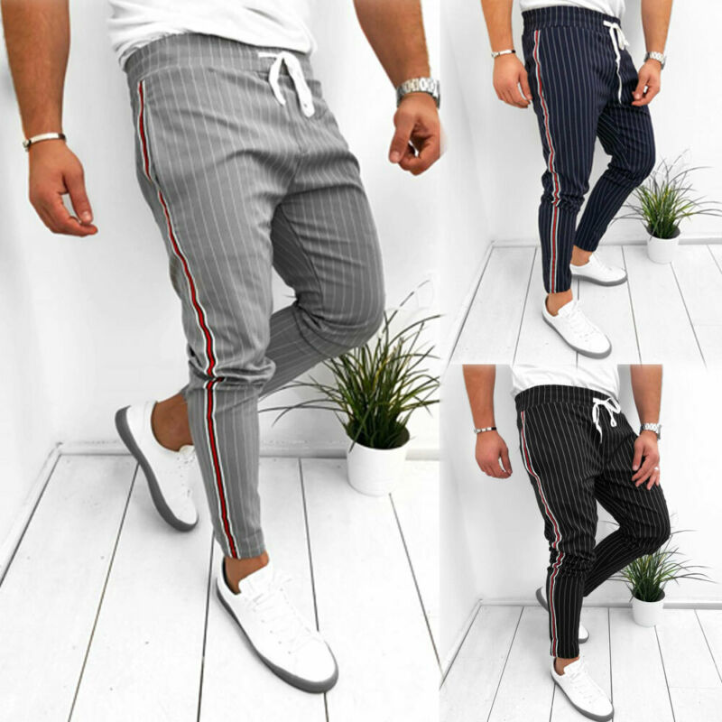 Pantalones de chándal ajustados para hombre, para correr, gimnasio, culturismo