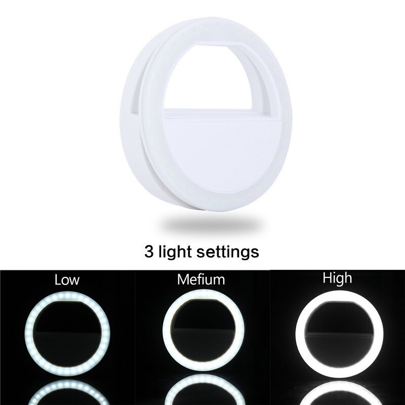Selfie Fill Light Usb Charge Ring Fill Light Led Camera Phone Photography Led Fill Light For Smartphone IPhone Samsung