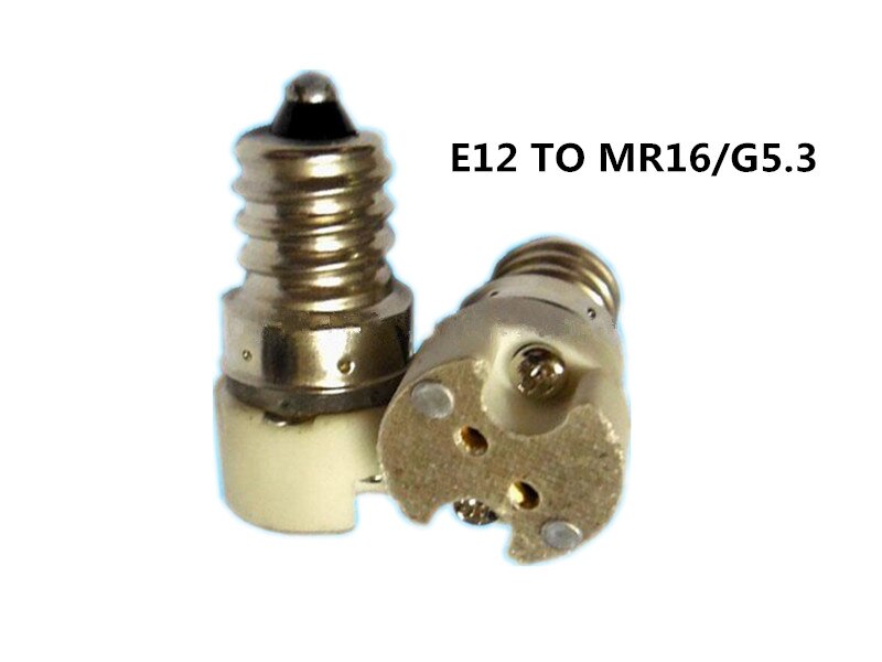 E12 om MR16 lampvoet E12 turn om G5.3 om E12 lamphouder converter E12 turn G4 MR16 Lamp Converter
