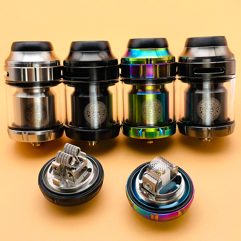 DSXvape zeus x rta zeus x mesh rta atomizer 3.5ml/4.5ml 25mm Ni80 dual coil with mesh deck rebuildable tank vape vaporizer