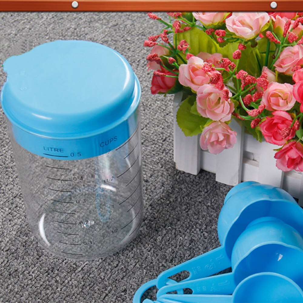 4 STKS 70 ml Eiwit Schep Lepel Eetlepel Meten Schep Melk Poeder Wasmiddel Wit Plastic Scoops