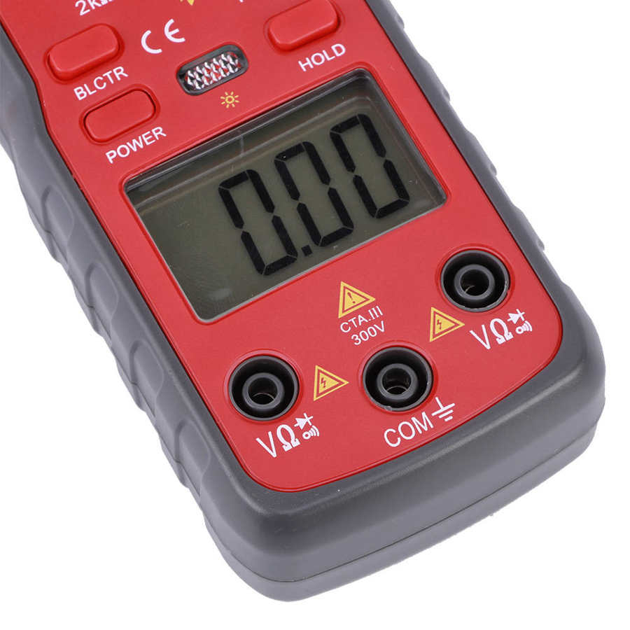 Digital Clamp Multimeter Accurate Ammeter Meter Electrician Repair Tool AC 1000A 9V