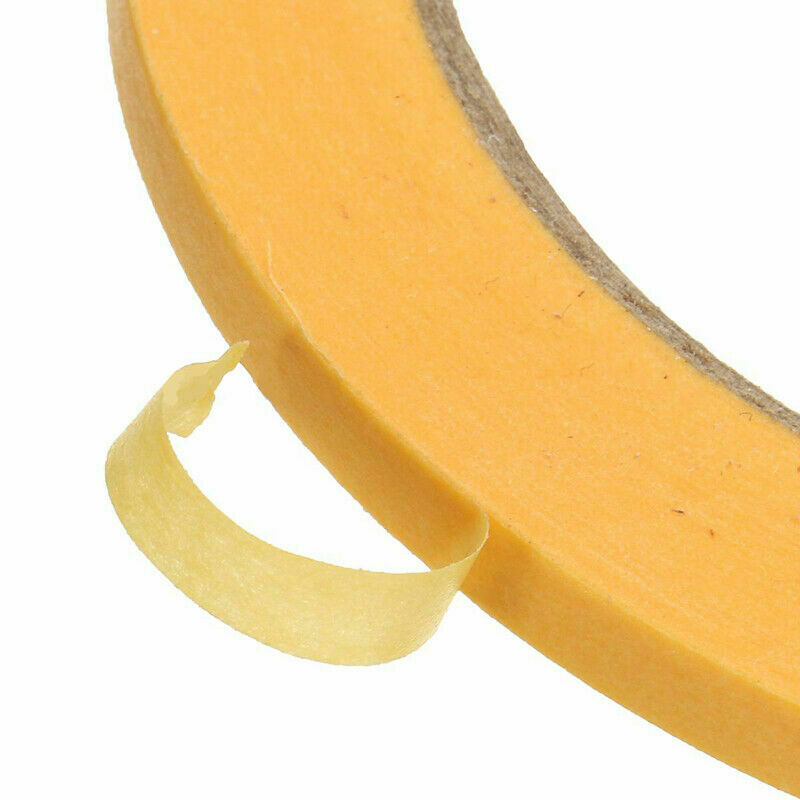 NUOVO 50M Nastro adesivo giallo Adesivo per auto Adesivo Pittura fai da te Carta Pittore Decor Artigianato Accessori artigianali per uso generale