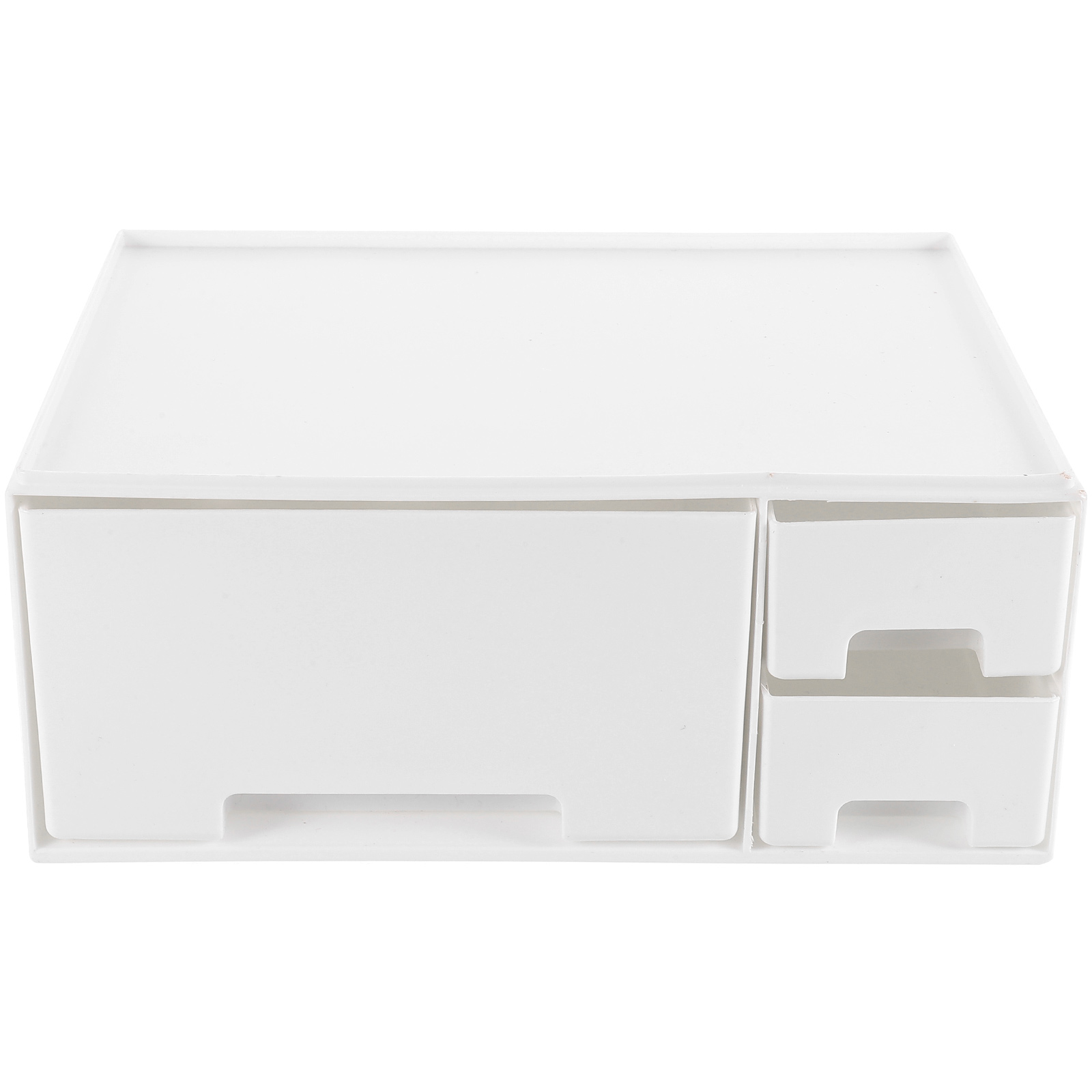 Computer Heightened Shelf Monitor Display Holder Tablet Storage Shelves Desk Stand Rack with Drawer Plastic Abs Laptop Elevated: Default Title