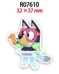 Bluey Australia Cartoon Planar Resins For Bow Hair Handamde Earring Decor Material 30pcs/lot R0759 R0760 R0761: R07610