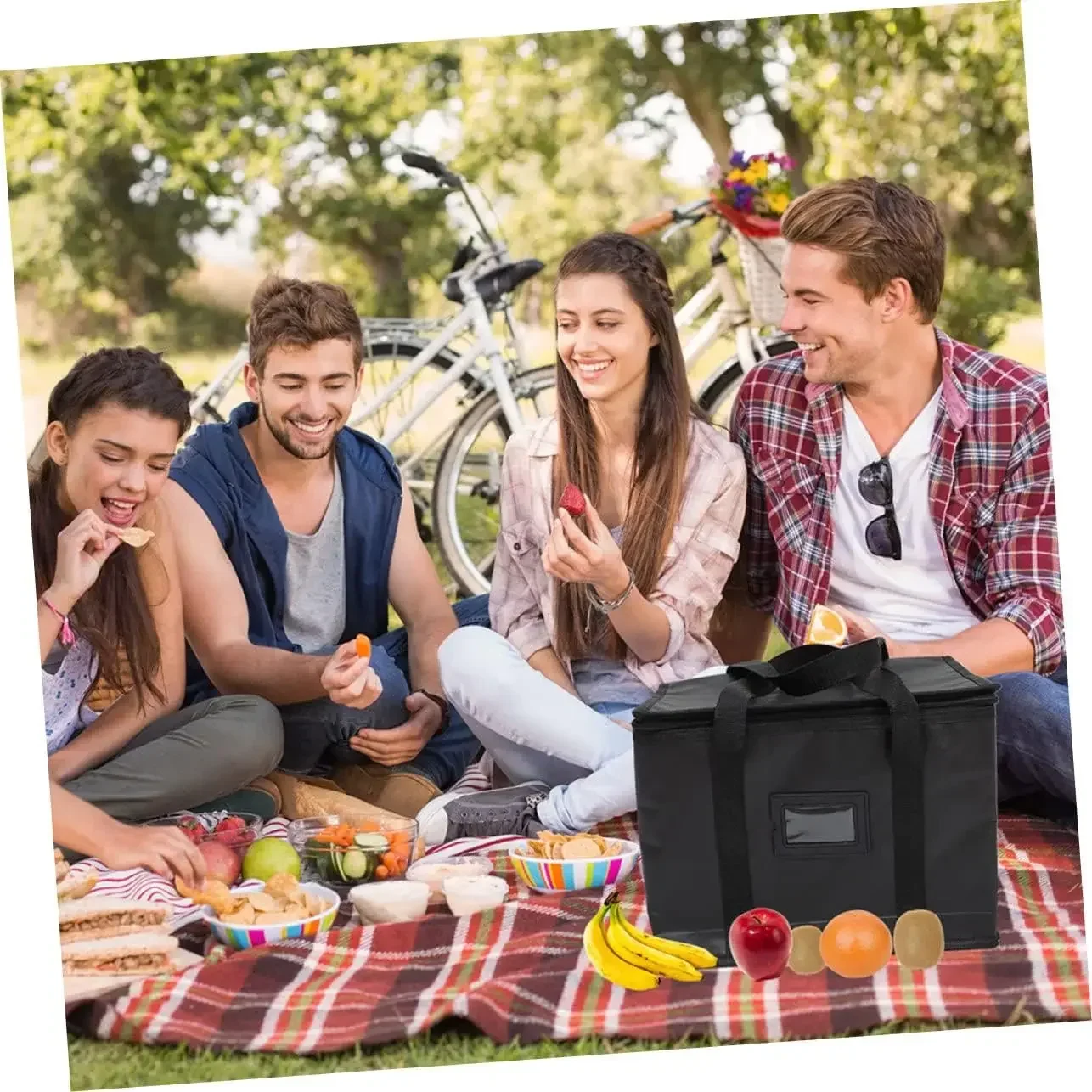 70L Extra Large Travel Lunch Bag Camping Cooler Box Picnic Bag Drink Ice Insulated Cooler Cool Bag Food Drink Storage