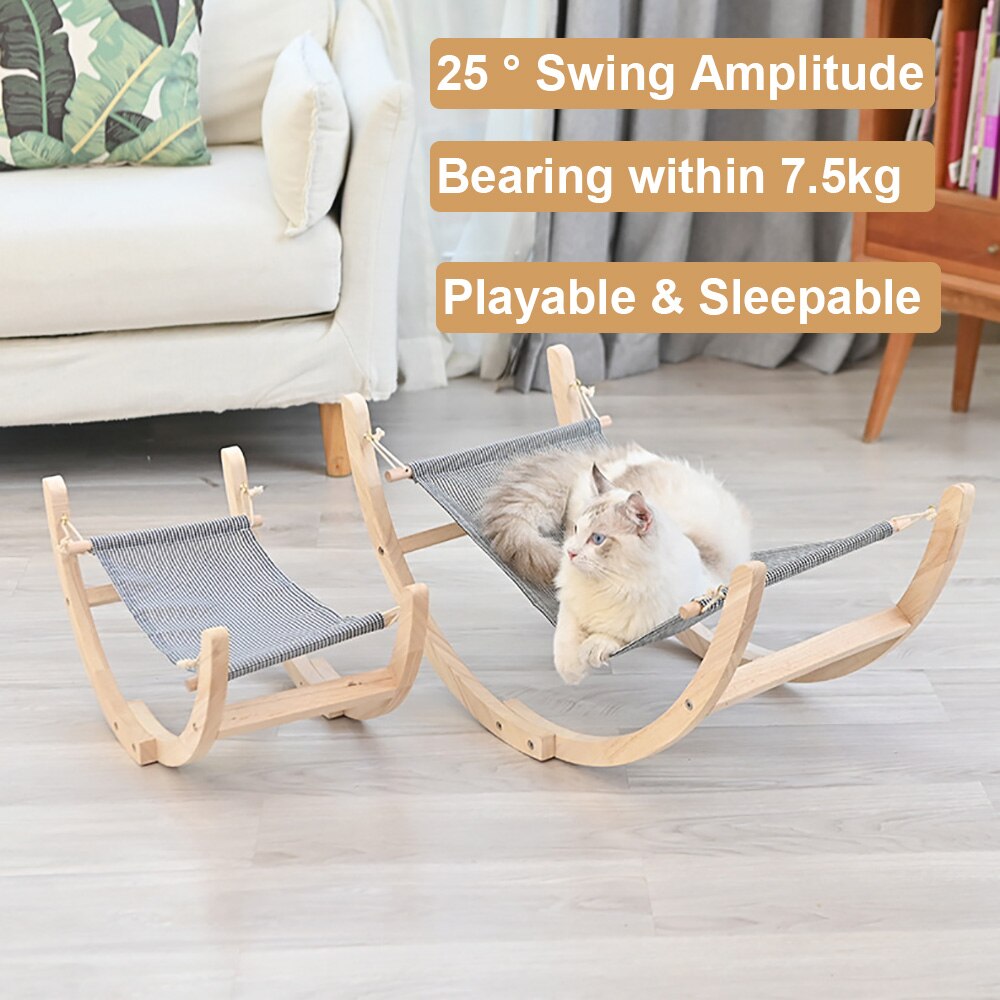 Cat House Dog Nest Cage Pet Cat Rocking Chair Bed ... – Grandado