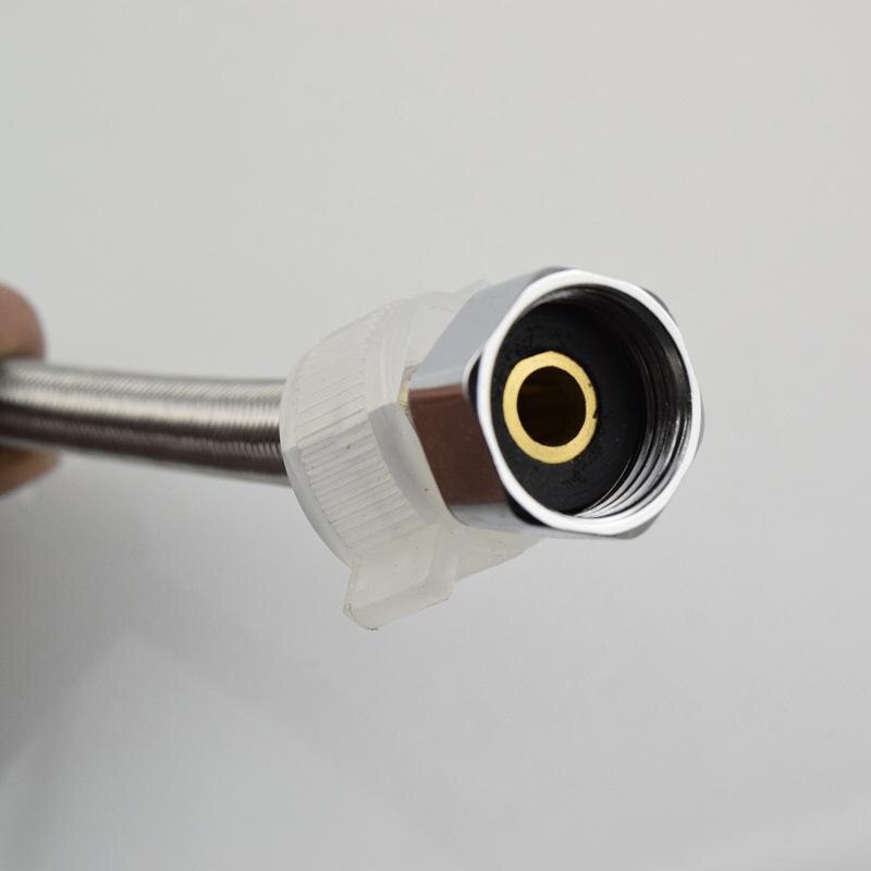 Bathroom Kitchen Single Cold Hose Stainless Steel Flexible Faucet Hoses Water Supply Taps Pipe Plumbing Hose 1/2 Tap Accessories