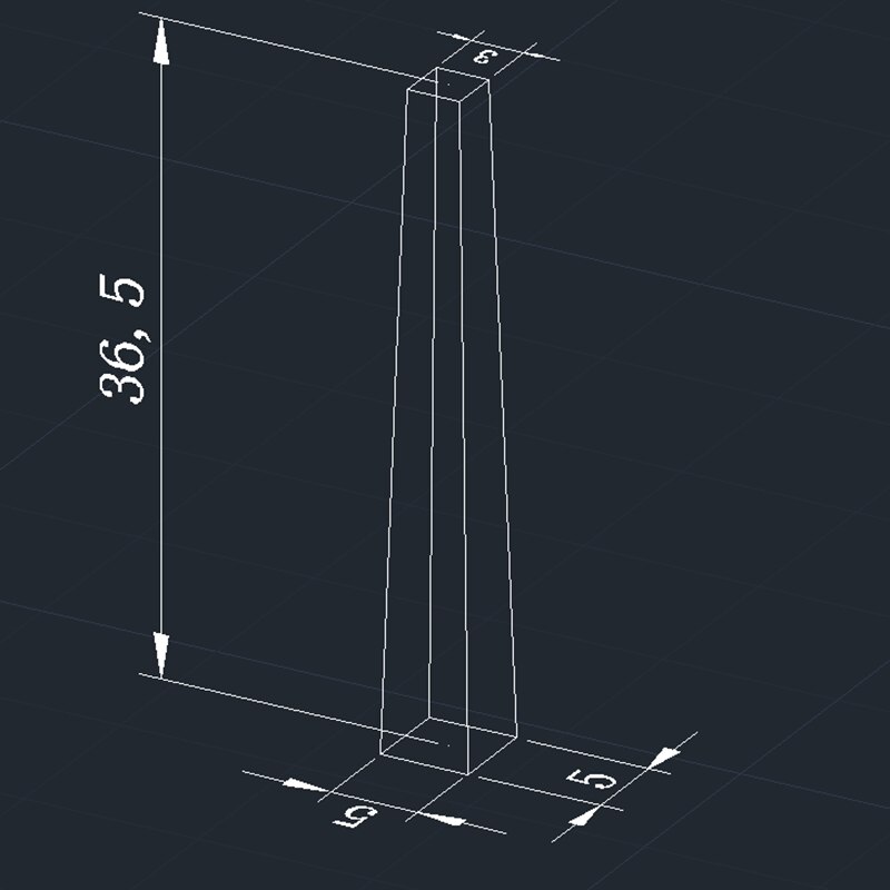 Optical prism glass spectroscope isosceles triangular prism for