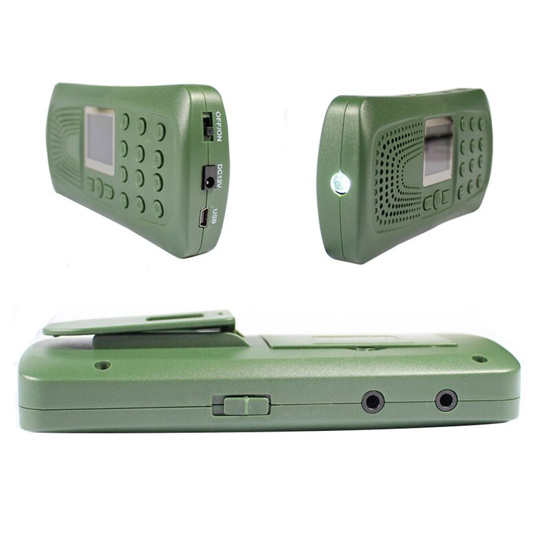 Caça pássaro chamador mp3 player digital pássaro som chamador jogo caça chamariz CP-387 ue-plug sem controle remoto