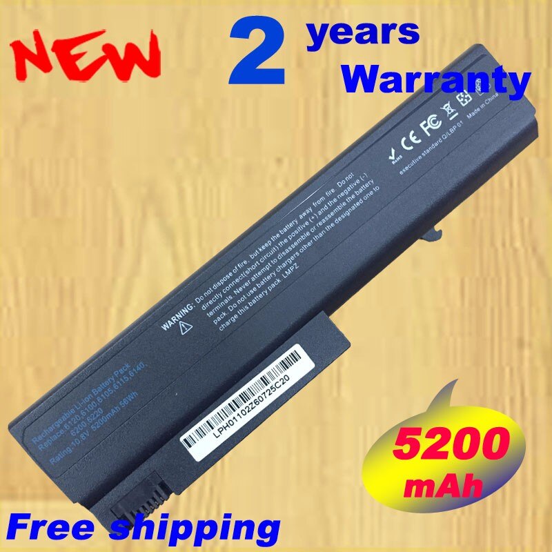 HSW 5200mAh laptop battery for HP/Compaq NC6100 NC6120 NC6220 NC6230 NC6320 NX6325 NX6140 NC6230 NX6140 6710s NC6400