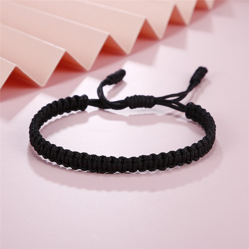 Lucky Red Braided Rope Bracelets For Women Men Handmade Tibetan Buddhist Charm Adjustable Bracelet Jewelry Friends