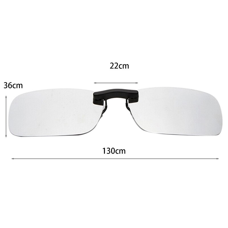 Unisex Polarized Clip On Driving Glasses Sunglasses Day Vision UV400 Lens Driving Night Vision Riding Sunglasses Clip 1pc