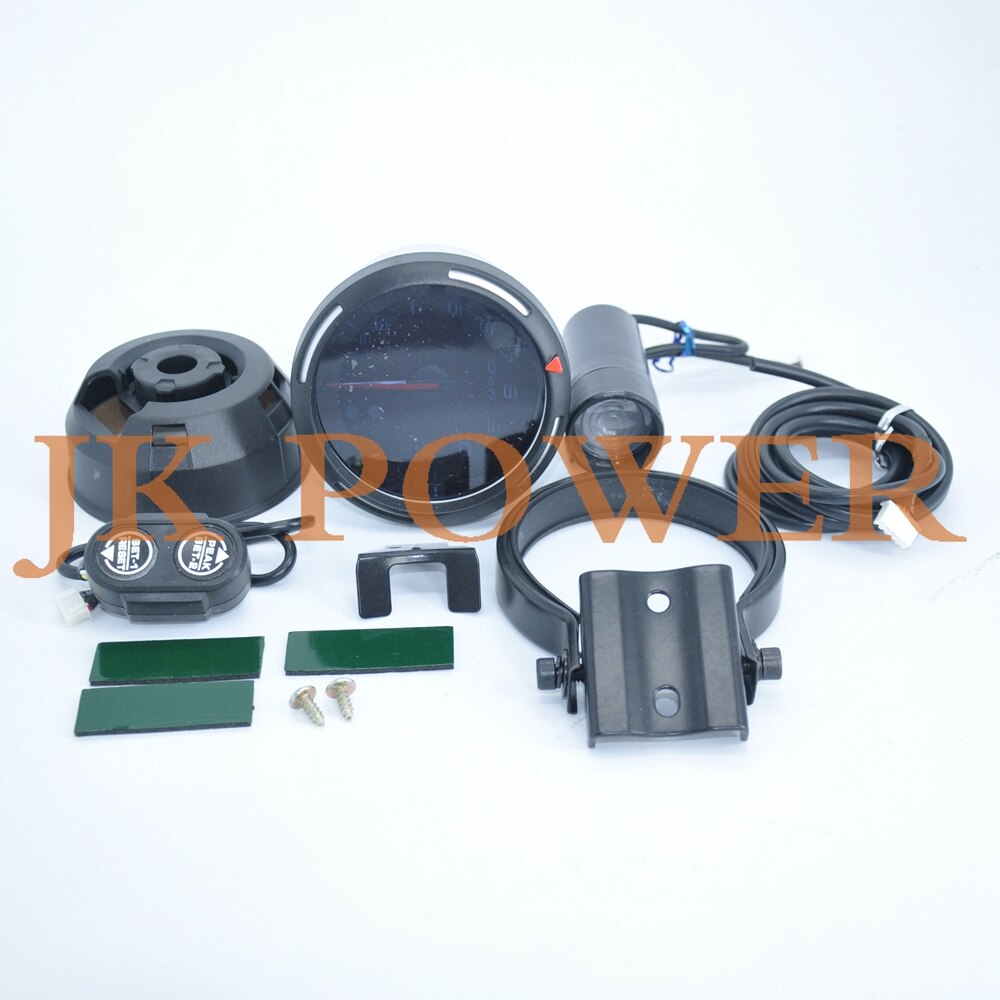 JK 80mm DEFI Tachometer Stepper Motor BF Style RPM Auto Gauge Blue Led With Shift Light
