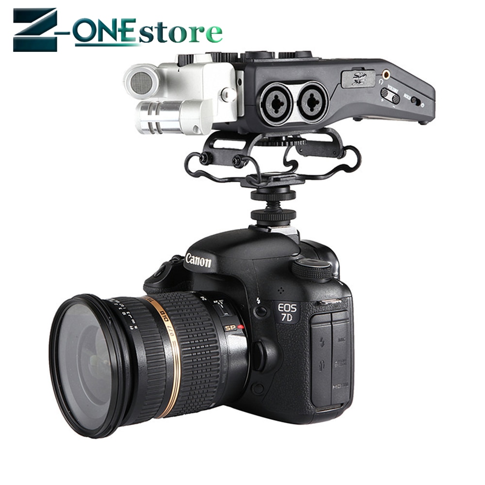 BOYA-soporte para micrófono BY-C10, para Zoom H4n/H5/H6, para Sony Tascam DR-40, DR-05, grabadoras de Microfone, a prueba de golpes, Olympus Tascam