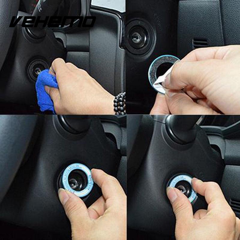 Luminous Car Ignition Key Ring Decor Sticker For O... Vicedeal