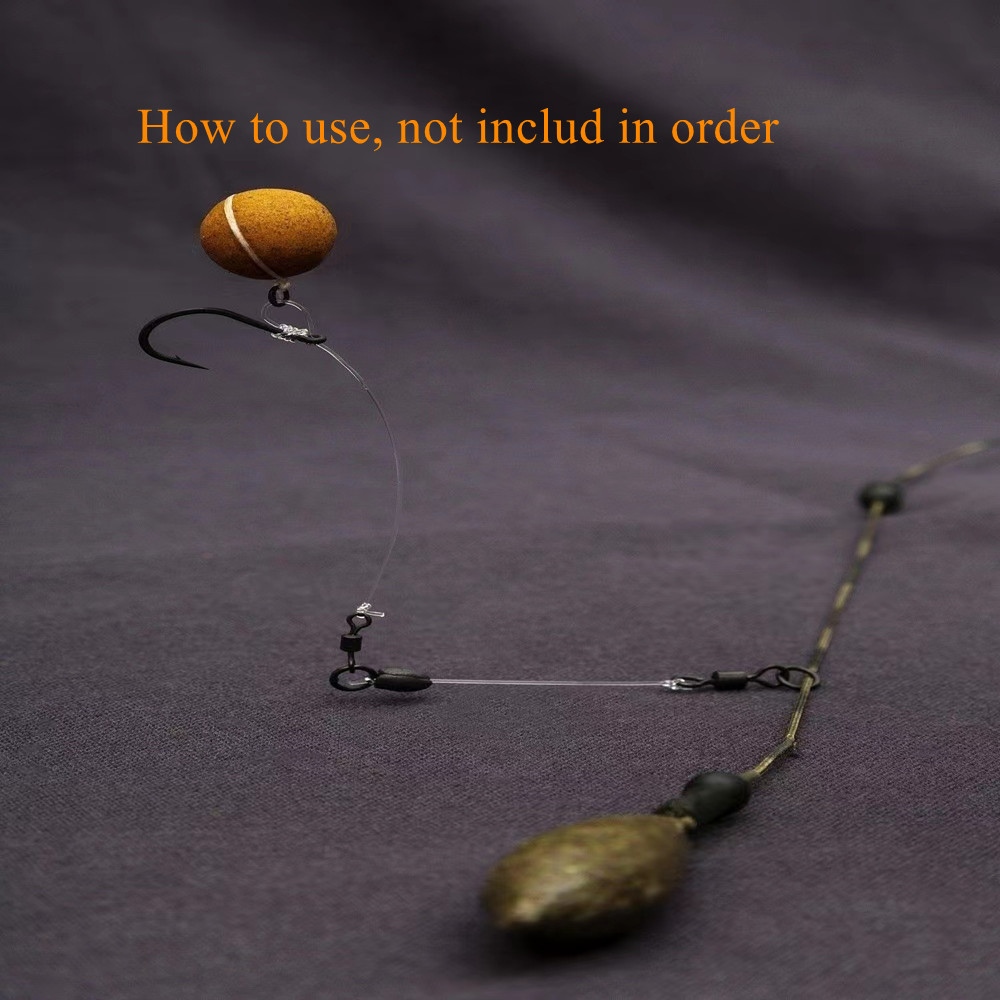 Carp Fishing Chod Hooks FTPE Coating Micro Barbed Choddy Rigs Carp Hooks Bait Accessories