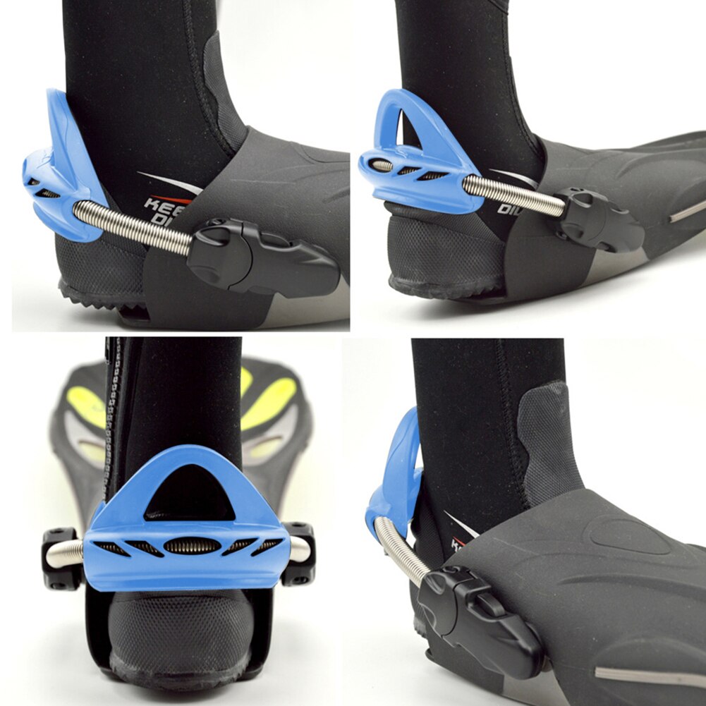 2pcs KEEP DIVING Scuba Diving Stainless Steel Spring Fin Diver Heel Straps gear for Snorkeling Fins Water Sports Accessories