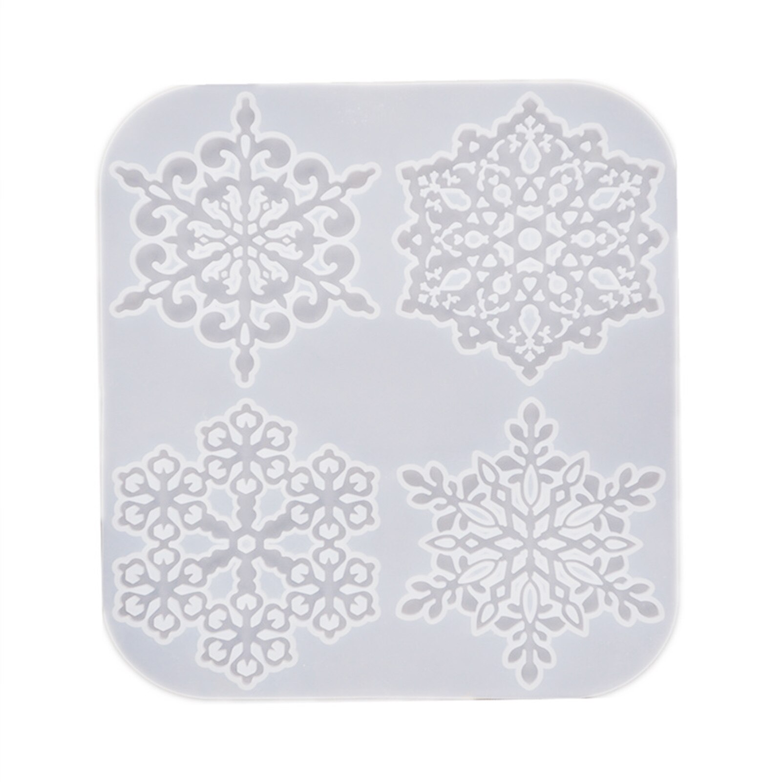Epoxyhars Mallen Sneeuwvlok Coaster Siliconen Ambachtelijke Casting Mould Hars Mallen Voor Diy Maken Coaster Mallen Art Craft Gereedschap