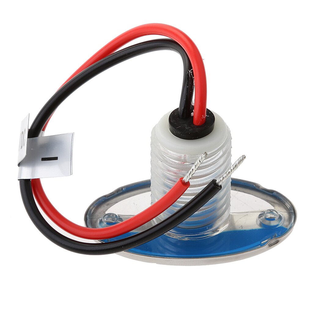 12V Boat Sailboat Marine Auto RV Amber LED Recessed Downlight Fixed Mount